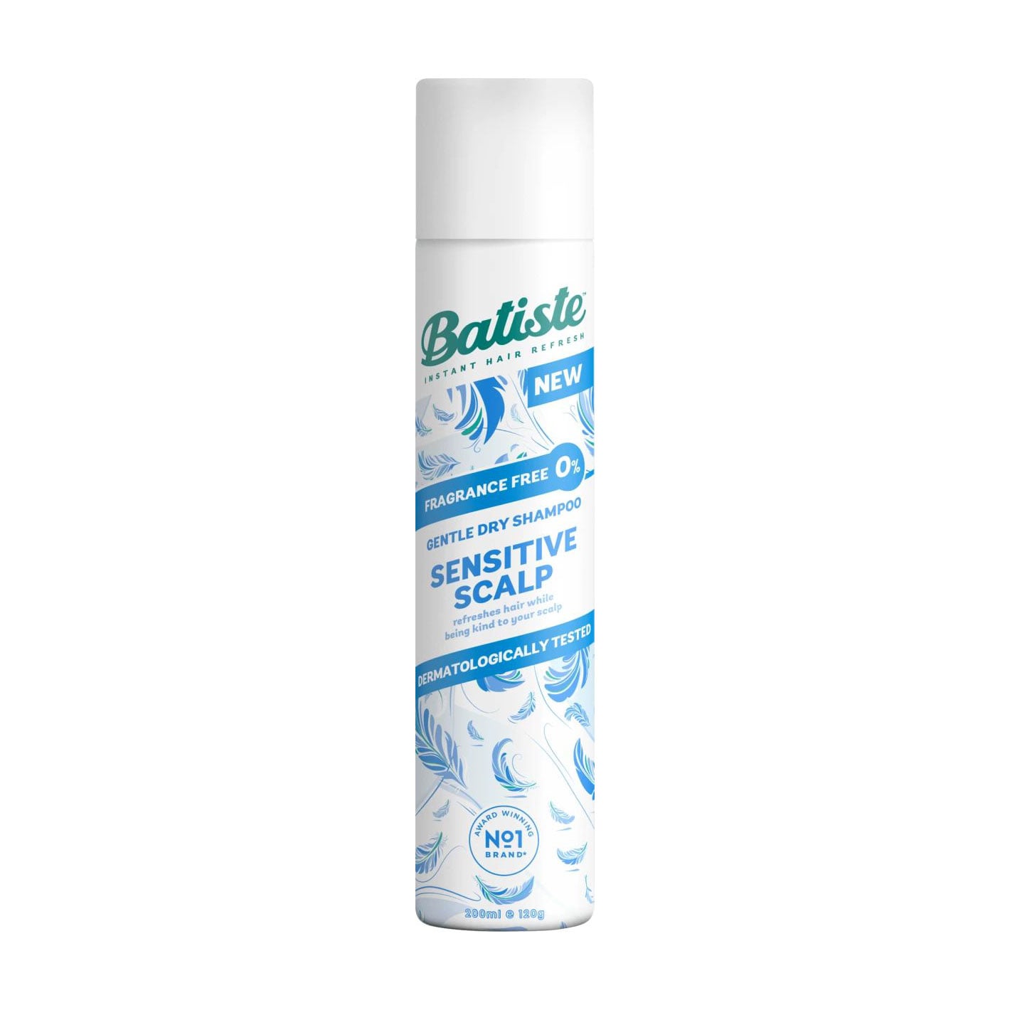Сухий шампунь для волосся Batiste Sensitive Scalp для чутливої шкіри голови, 200 мл
